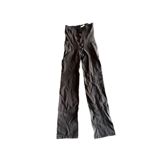 Dark brown footless tights 2XL - Picture 2 of 4